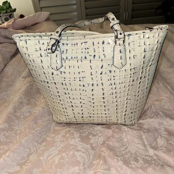 Brahmin Asher La Scala Marina Leather Shoulder Bag - Picture 6 of 10